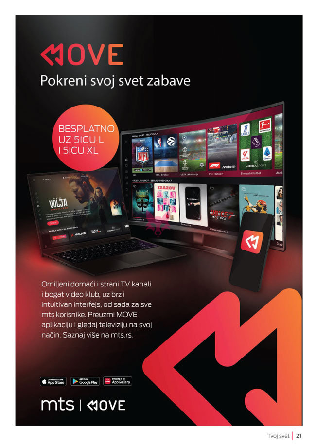 mts : Akcijski katalog Tvoj svet Januar 2026, strana 21 : Lisica.RS