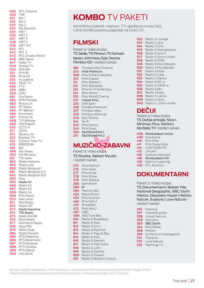 mts : Akcijski katalog Tvoj svet Januar 2026, strana 27 : Lisica.RS