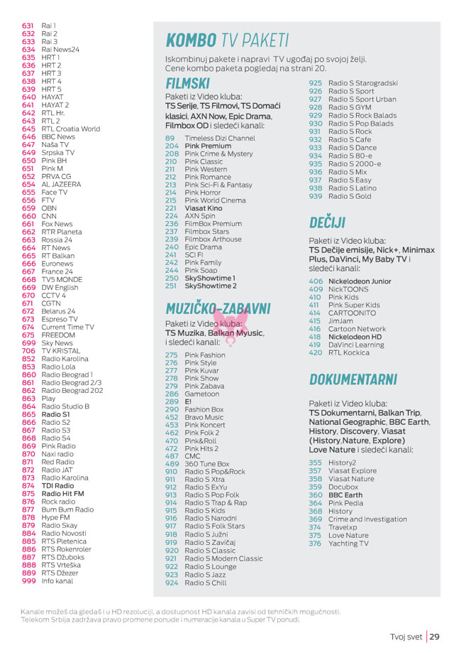 mts : Akcijski katalog Tvoj svet Januar 2026, strana 29 : Lisica.RS