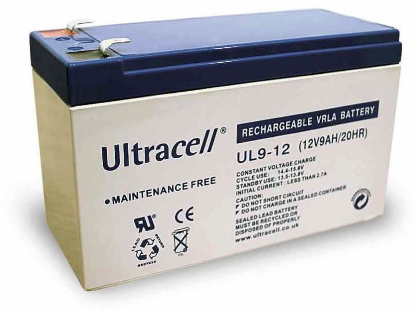 Ultracell UL9-12 Battery 12V / 9.0Ah