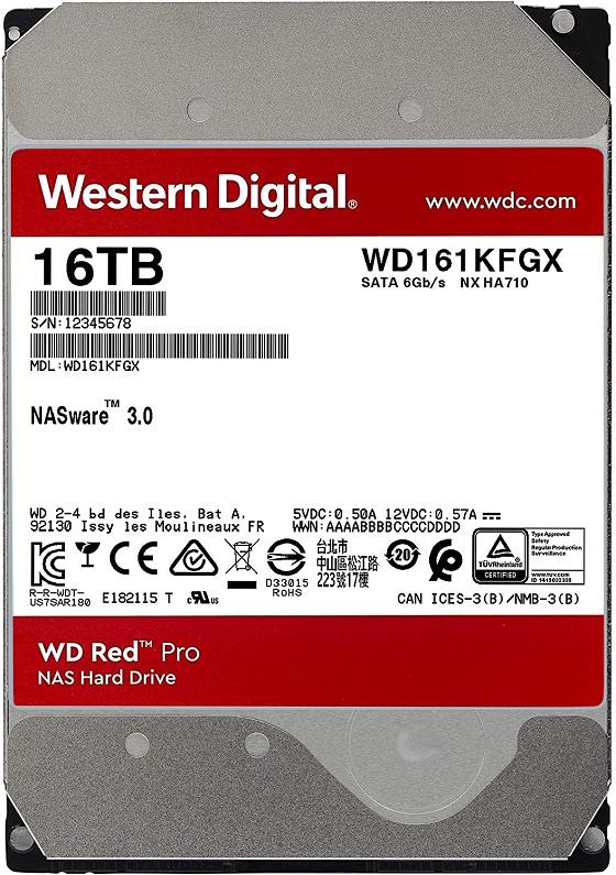 WD Red Pro 16TB/WD161KFGX