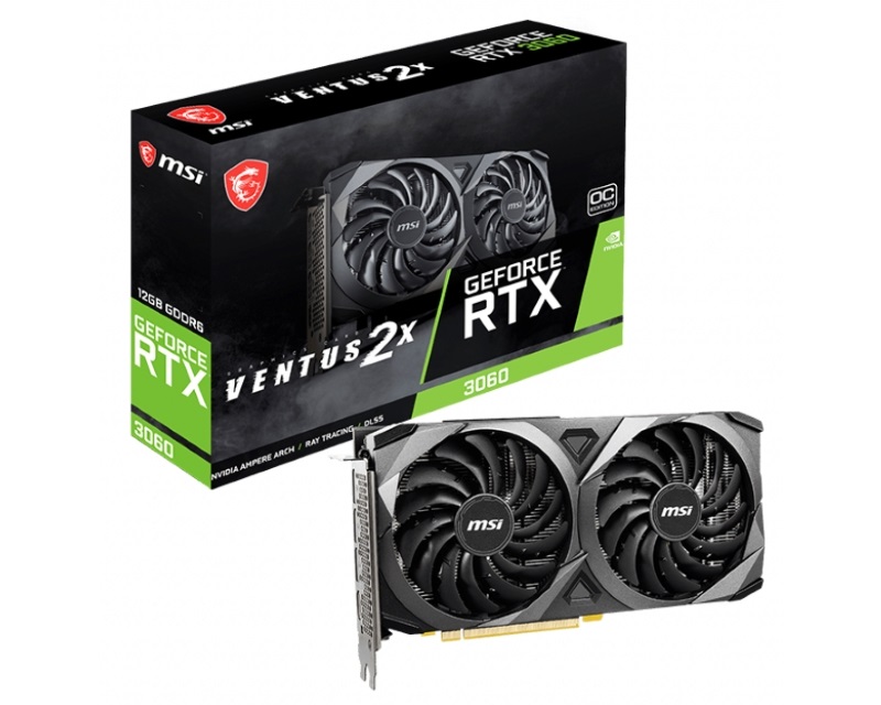 MSI RTX 3060 VENTUS 2X 12G OC LHR