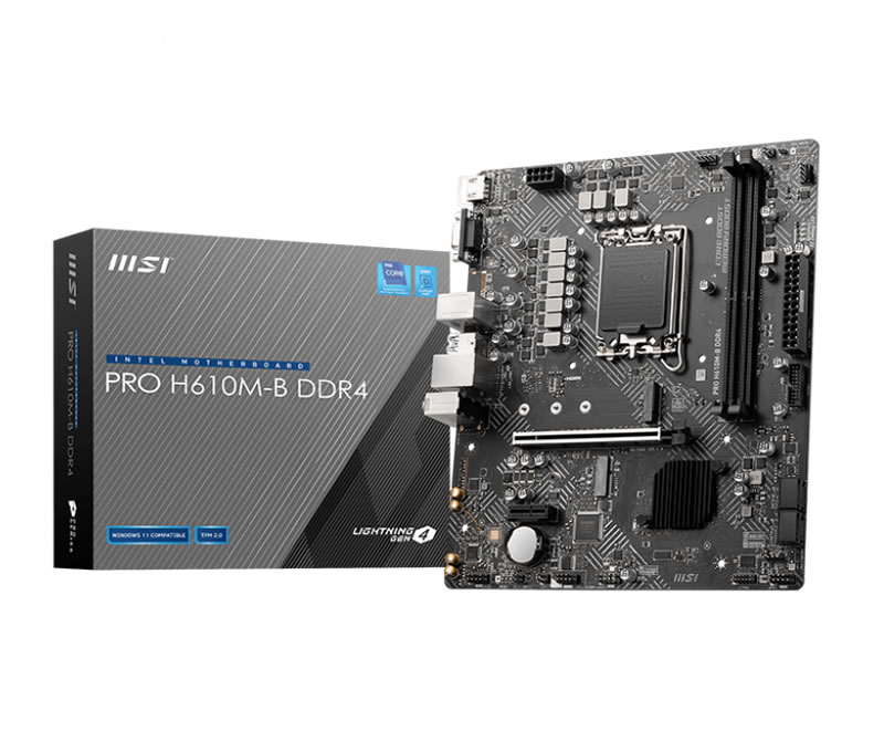 MSI PRO H610M-B DDR4