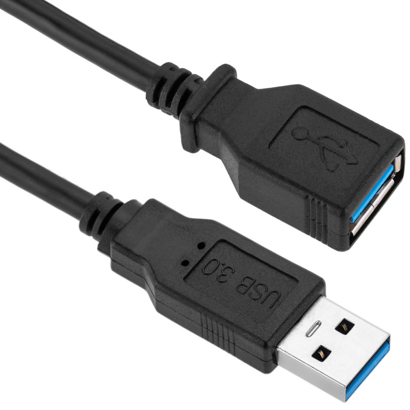 Kabl USB 3.0 A - USB A M/F 1.8m Produzni Crni