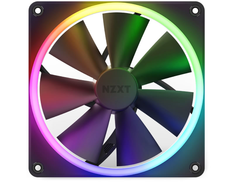 NZXT F140 RGB 140mm Black RF-R14SF-B1