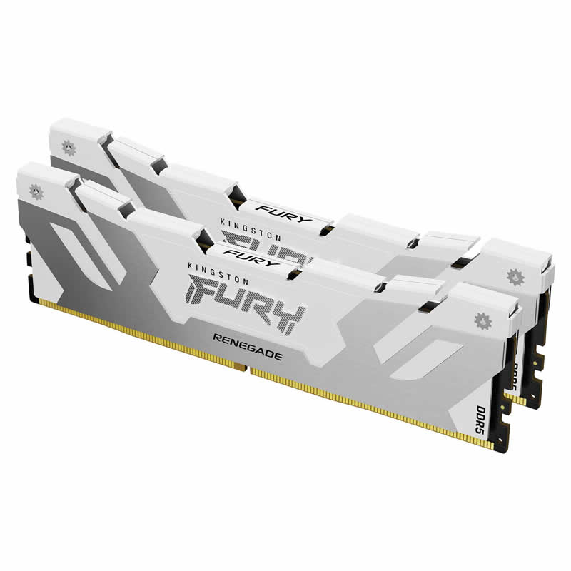 Kingston 32GB DDR5 6400MT/s kit KF564C32RWK2-32 Fury Renegade White