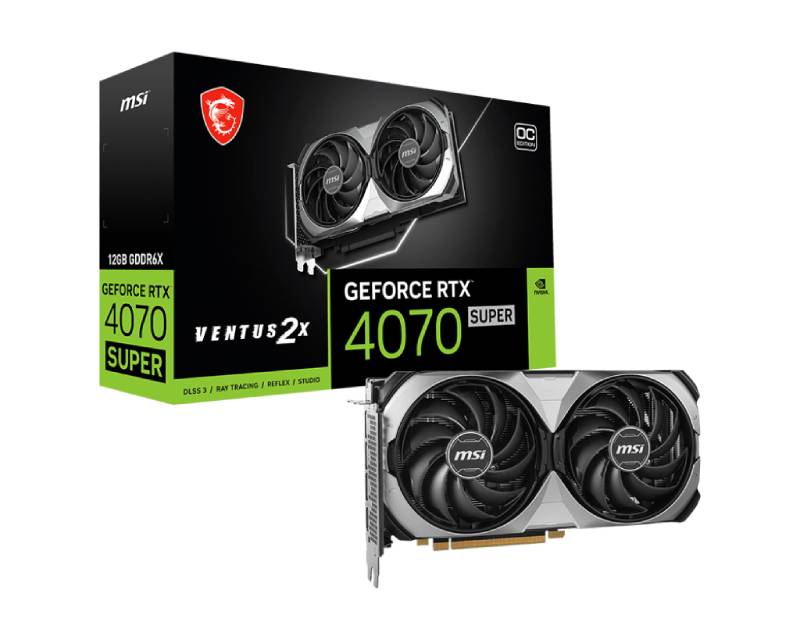 MSI RTX 4070 SUPER 12G VENTUS 2X OC