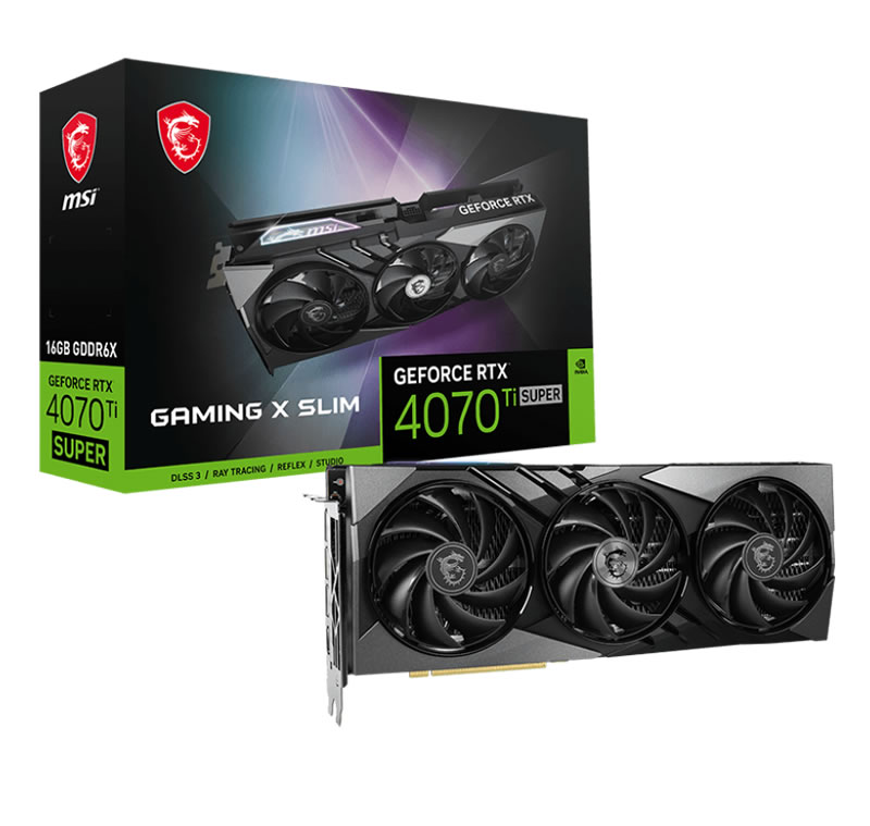 MSI RTX 4070 TI SUPER 16G GAMING X SLIM