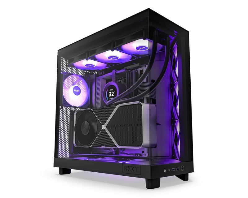 NZXT H6 Flow Black RGB CC-H61FB-R1