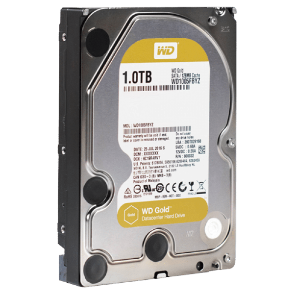 HDD WD 1TB WD1005FBYZ SATA3 128MB Gold