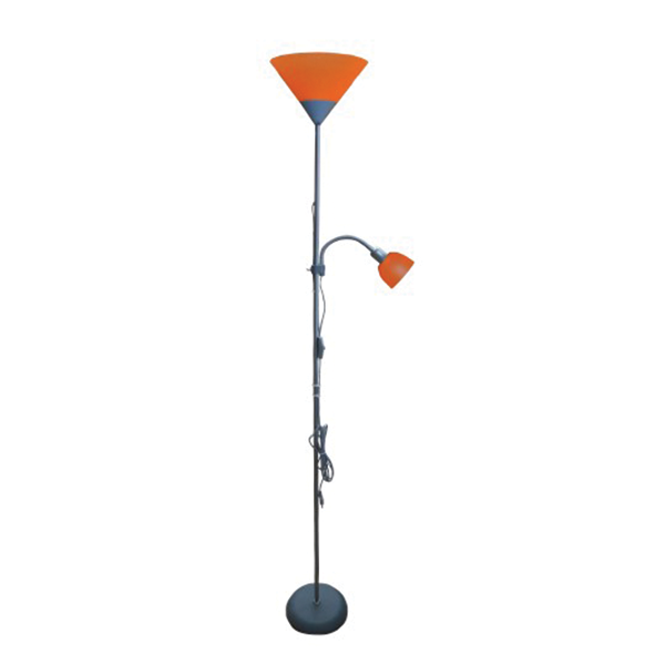 Podna lampa narandzasta Mitea Lighting A M66 MS