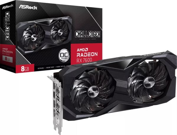 SVGA Asrock Radeon RX7600 Challenger 8G OC