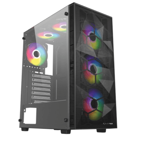 Kućište Raidmax Talos window/black, 4x 120mm RGB/650W/RT650RGB