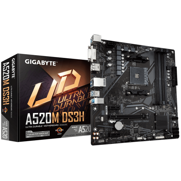 MB Gigabyte AMD AM4 A520M DS3H