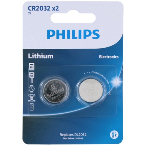 Philips Dugmasta Baterija CR2032