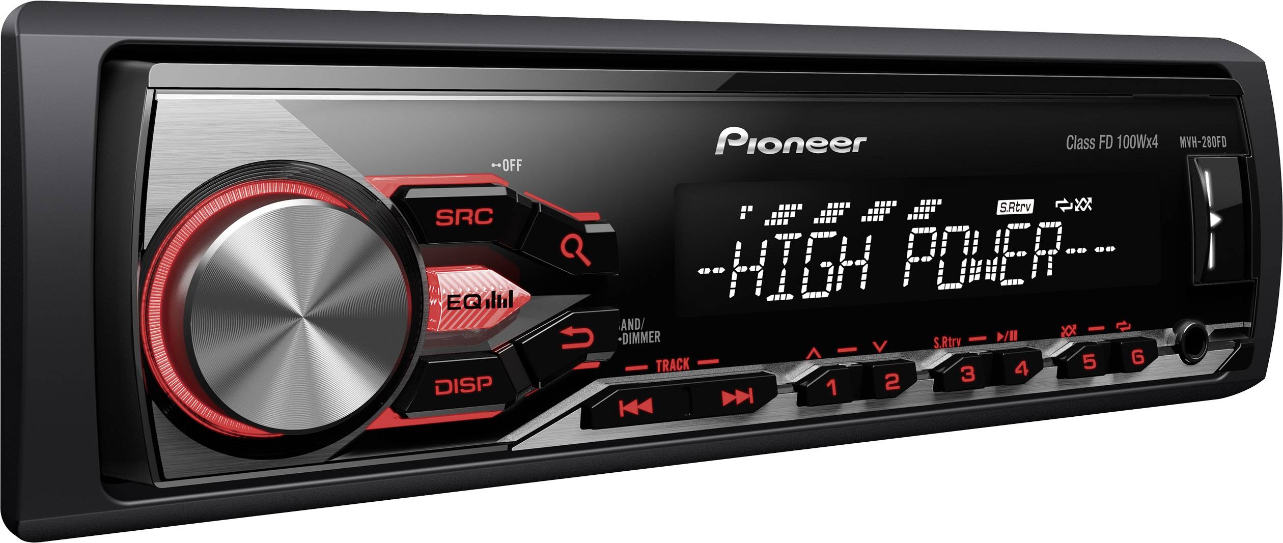 Pioneer auto radio MVH-280FD 4x100W