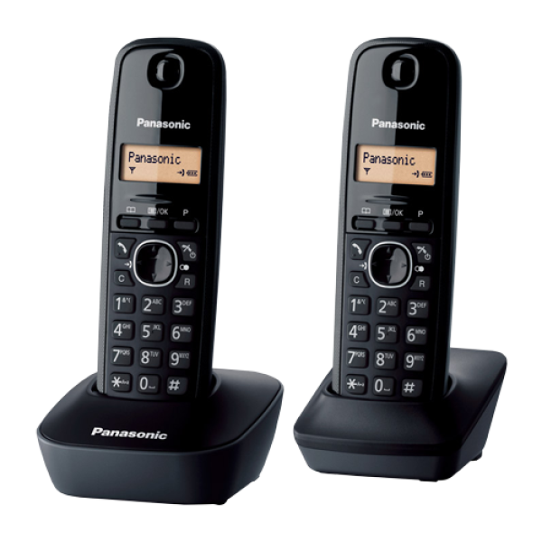 Telefoni Fiksni bežični PANASONIC KX-TG1612FXH - 2 Slusalice