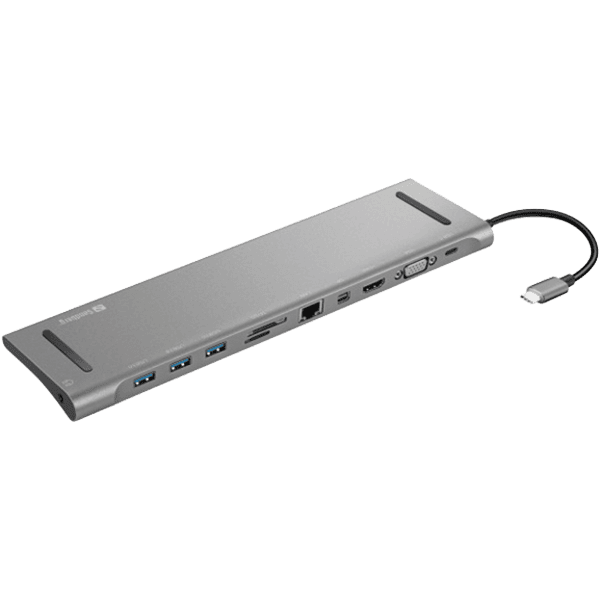 Docking station Sandberg AIO USB-C - HDMI/VGA/mini DP/LAN/3xUSB 3.0