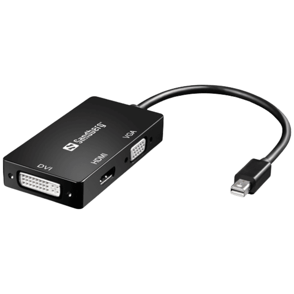 Adapter Sandberg Mini DisplayPort - HDMI/DVI/VGA 509-12