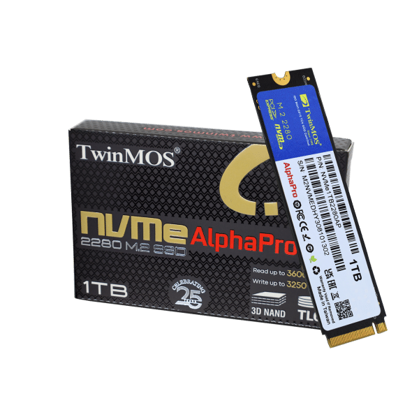 SSD M.2 NVMe 1TB TwinMOS 3600MBs/3250MBs NVMe1TB2280AP