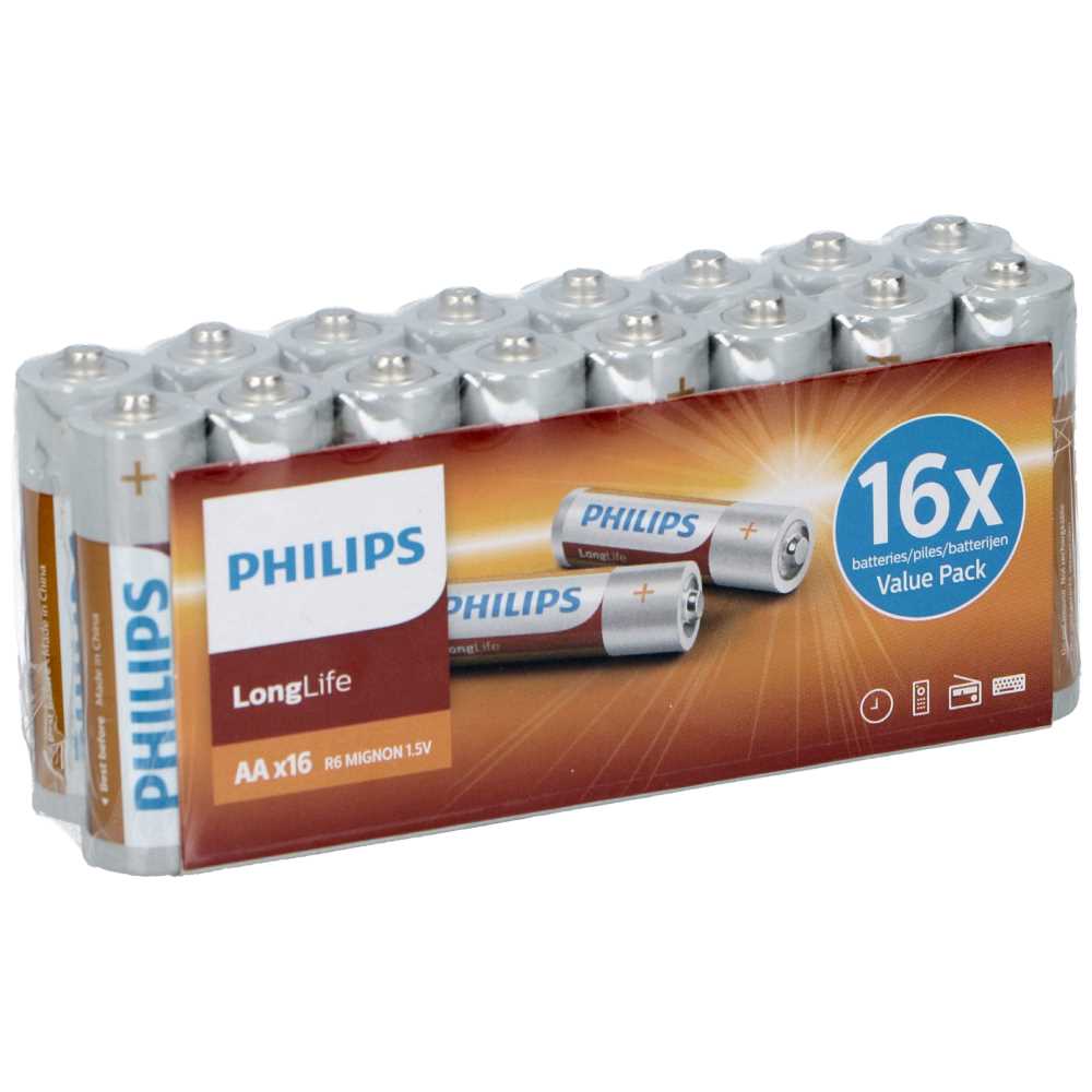 Philips Longlife Baterija R6/AA