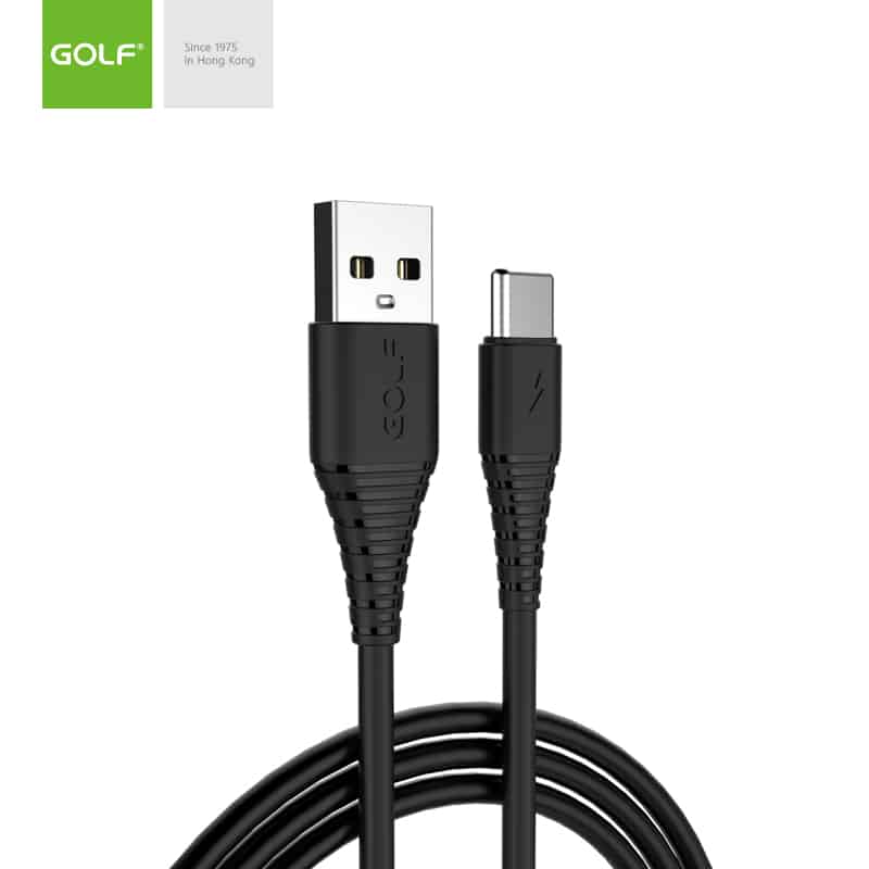 USB kabl na Tip C usb 1m GOLF GC-64t crni