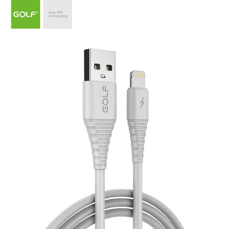 USB kabl na lighting usb 1m GOLF GC-64I beli