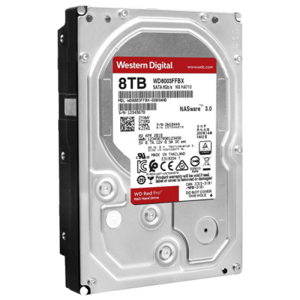 HDD WD 8TB WD8003FFBX 256MB 7200rpm Red Pro