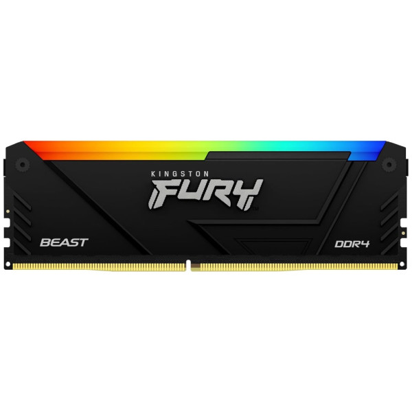 RAM DDR4 16GB 3600MHz Kingston Fury Beast RGB KF436C18BB2A/16