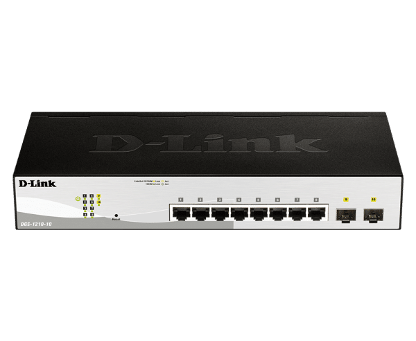 LAN Switch D-Link DGS-1210-10/E 10/100/1000 8port/2SFP Smart