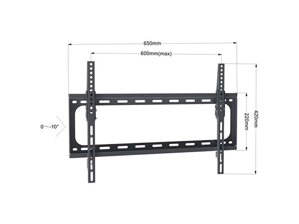 Xstand TILT 37-75 Nosač za TV/nagib 0-10/VESA 600x400/50kg/2.5cm od zida