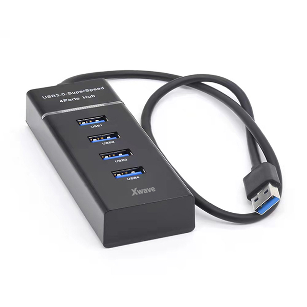 Xwave USB HUB 141 30cm,USB 4-port na USB3+3xUSB2.0