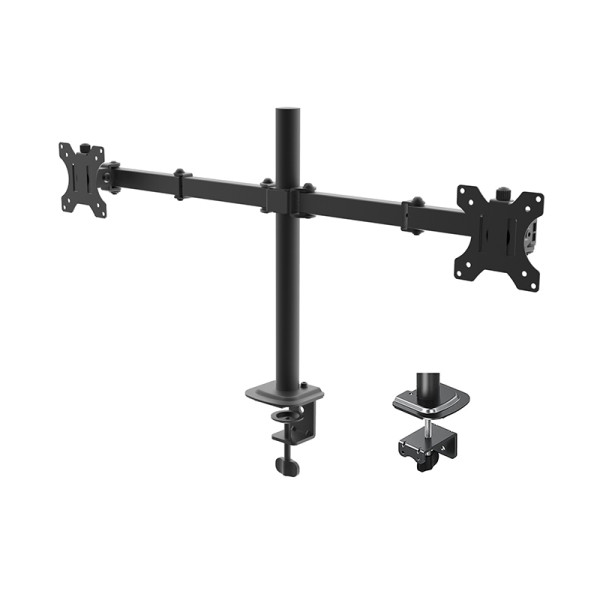 Alpha dual 10-32 Desk mount 2x 10-32,10 kg,Rotacija:360,Tilt 90,VESA100x100