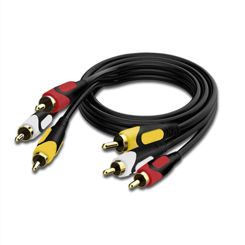 3RCA M. - 3RCA M. kabl 3m gold Kettz 3R-30