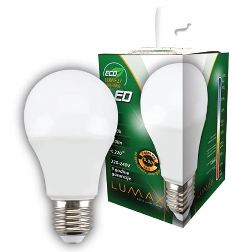 Led sijalica Lumax ECO LUME27-9W 3000K