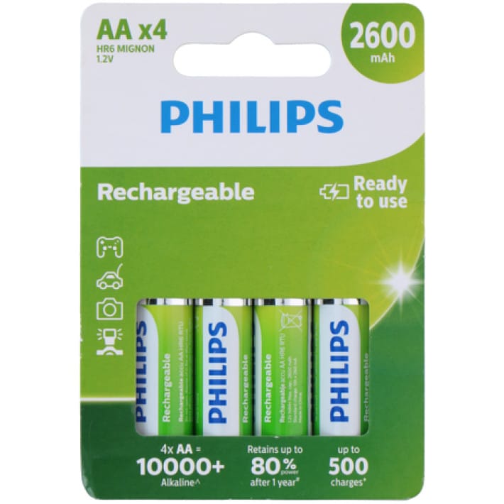 Philips Baterija AA NiMH 1.2V 2600mAh