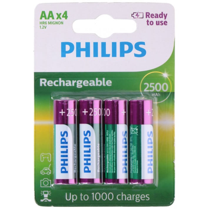 Philips Baterija AA NiMH 1.2V 2500mAh