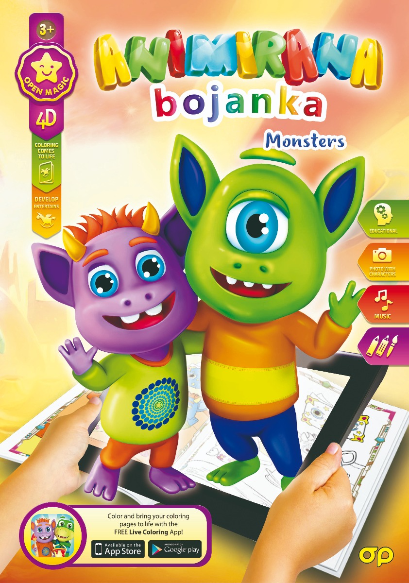 Bojanka 4D Monsters