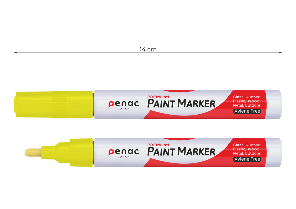 MARKER PENAC PAINT ŽUTI METAL OTO140-YL 1/12