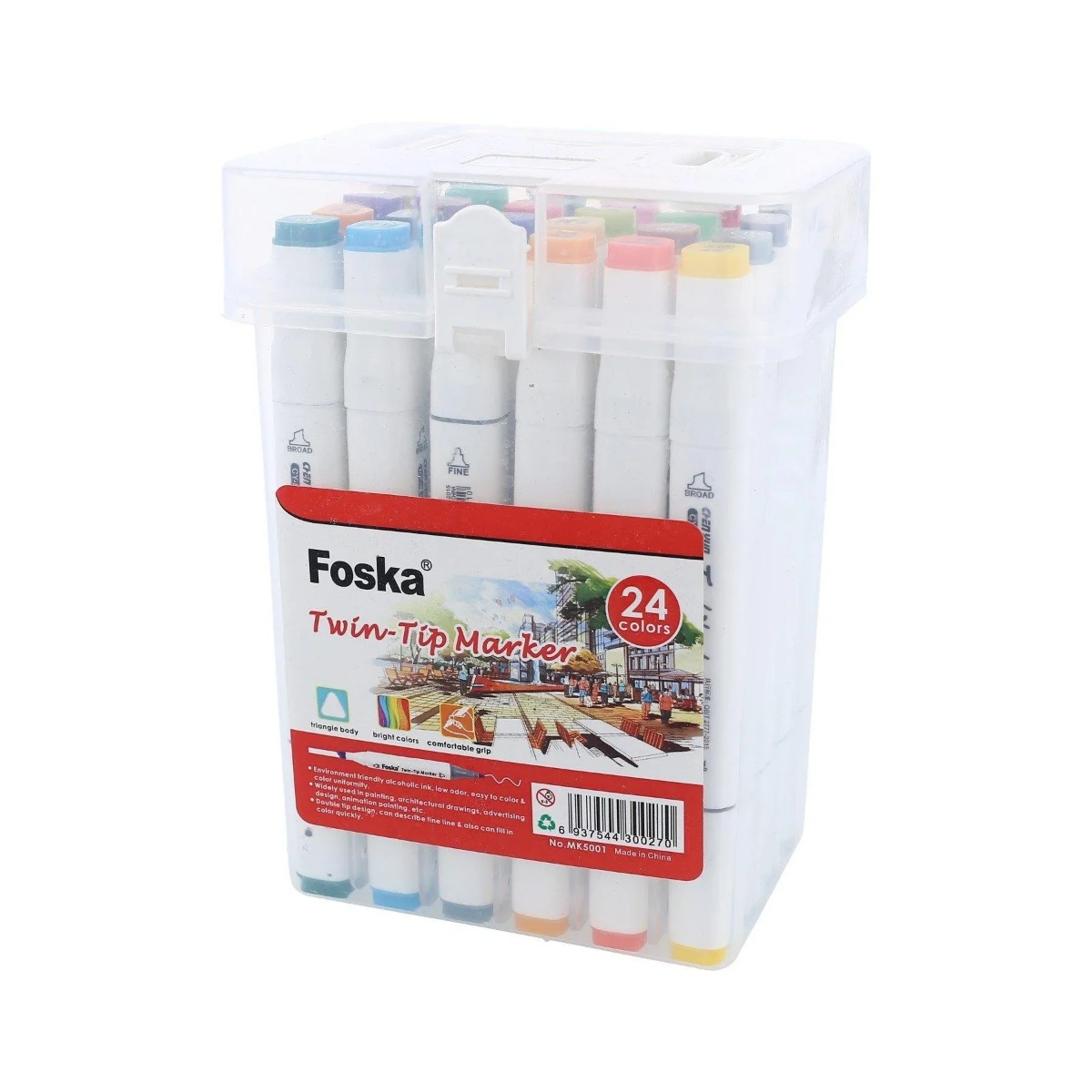 MARKER FOSKA MK5001 2 VRHA MIX BOJA 24/1