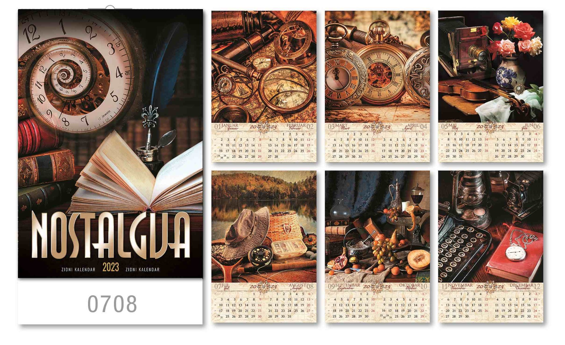 KALENDAR NOSTALGIJA 6+1 0708