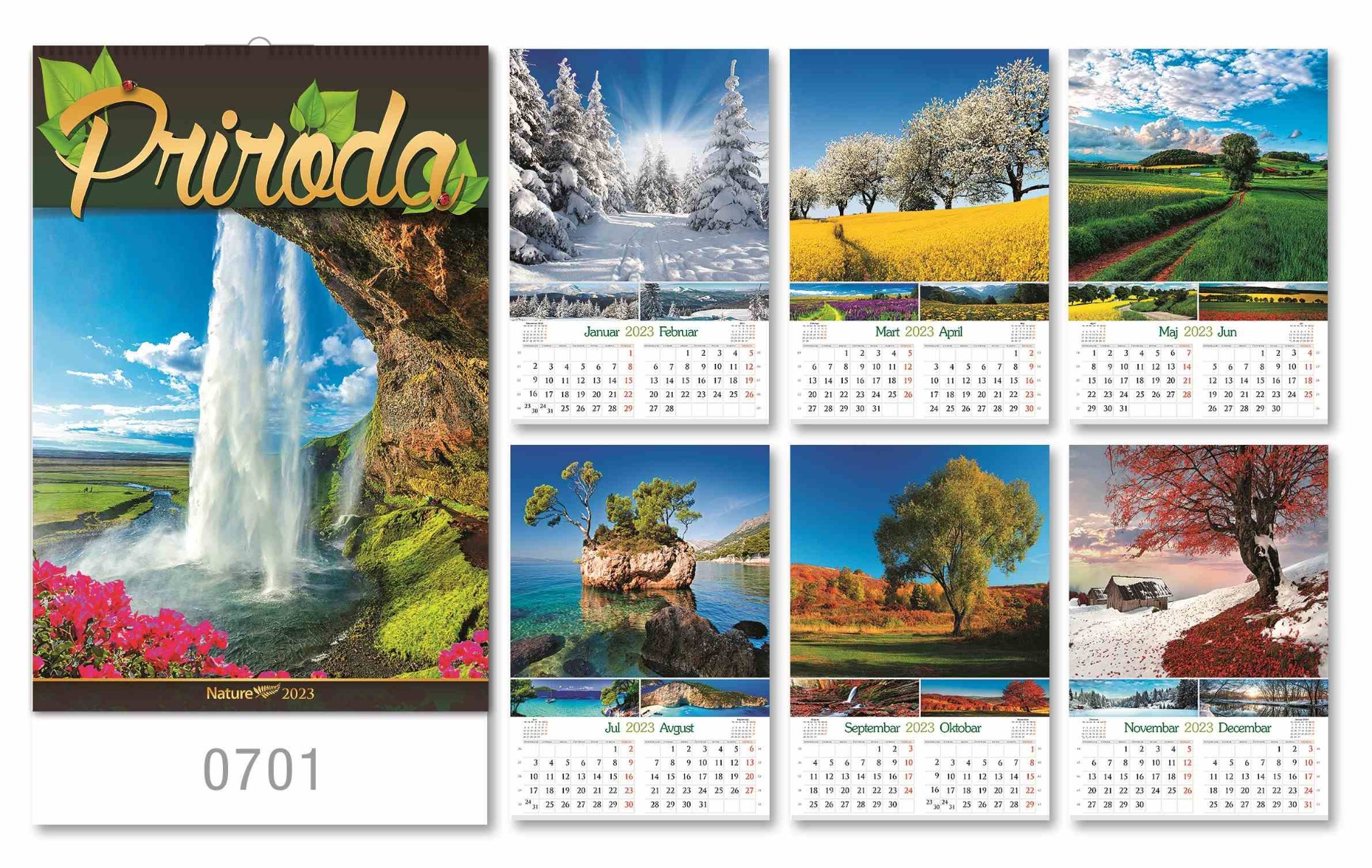 KALENDAR PRIRODA 6+1 0701