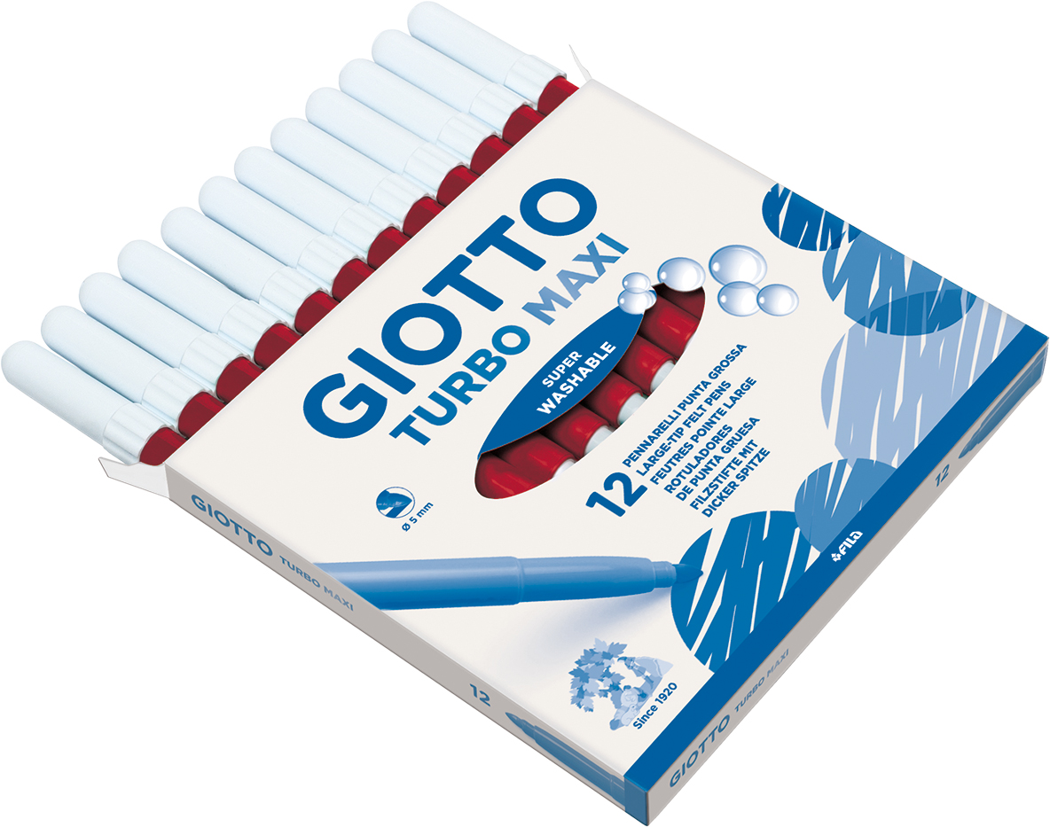 FLOMASTER GIOTTO MAXI 1/12 CRVENI