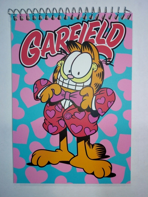 BLOK ZA BELEŠKE MALA SPIRALA A6/50 GARFIELD 3927