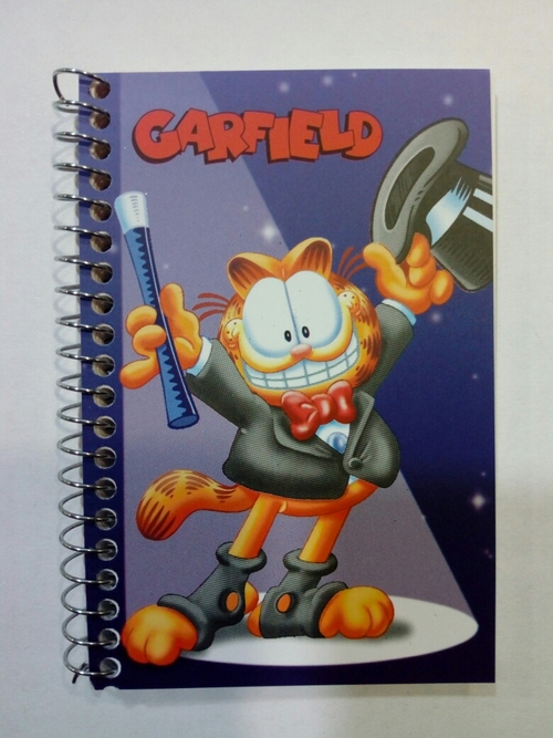 BLOK ZA BELEŠKE MALA SPIRALA A7/50 GARFIELD 3928