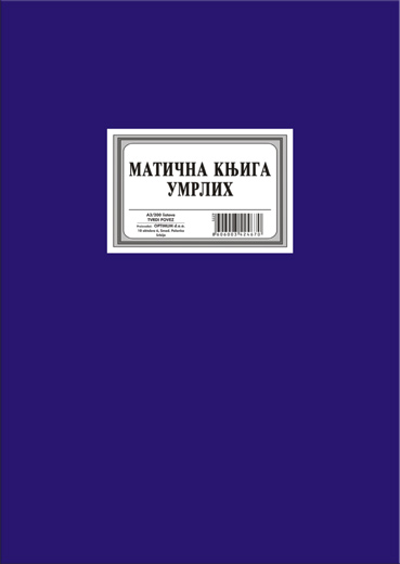 MATIČNA KNJIGA UMRLIH 200 5229