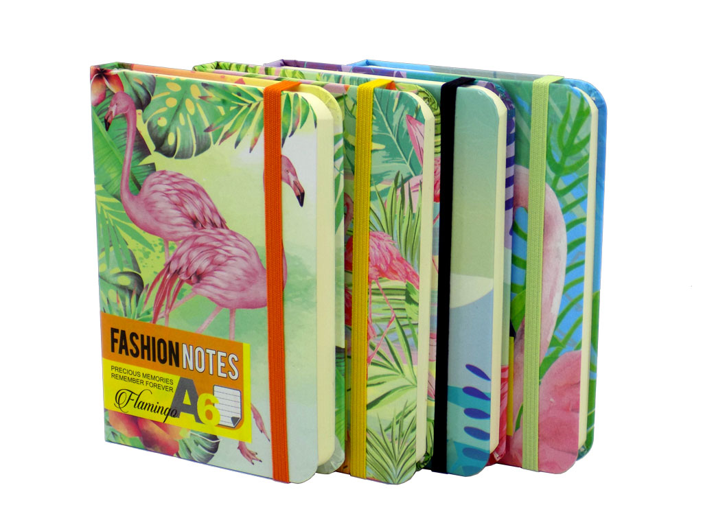 NOTES FASHION FLAMINGOSI A6 TP LINIJE DISPLAY 1/12