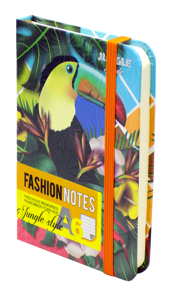 NOTES FASHION JUNGLE A6 TP LINIJE DISPLAY 1/12