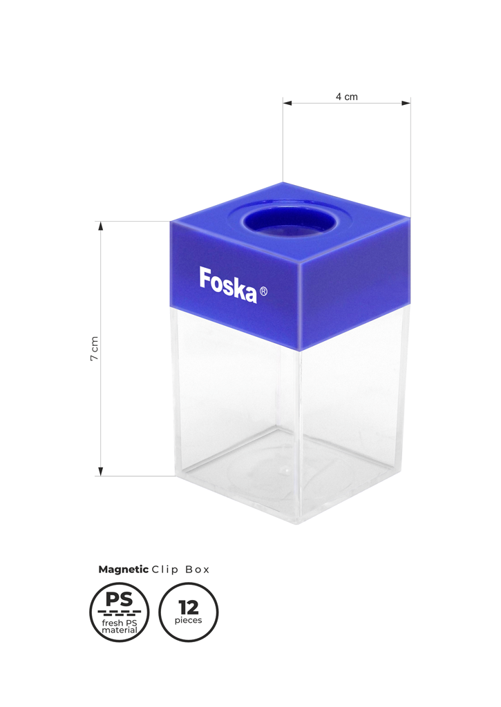 KUTIJA ZA SPAJALICE FOSKA NG891 COLOR *AK