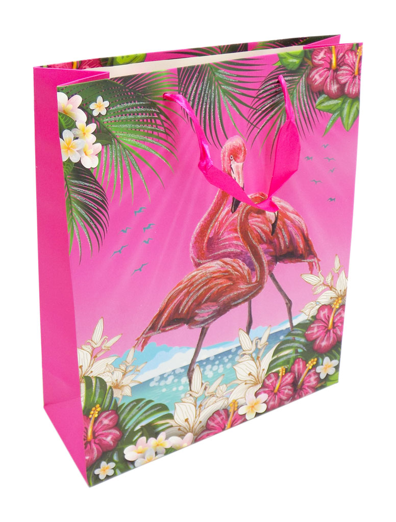 KESA UKRASNA L 26X32 FLAMINGO glitter OP1163 WY